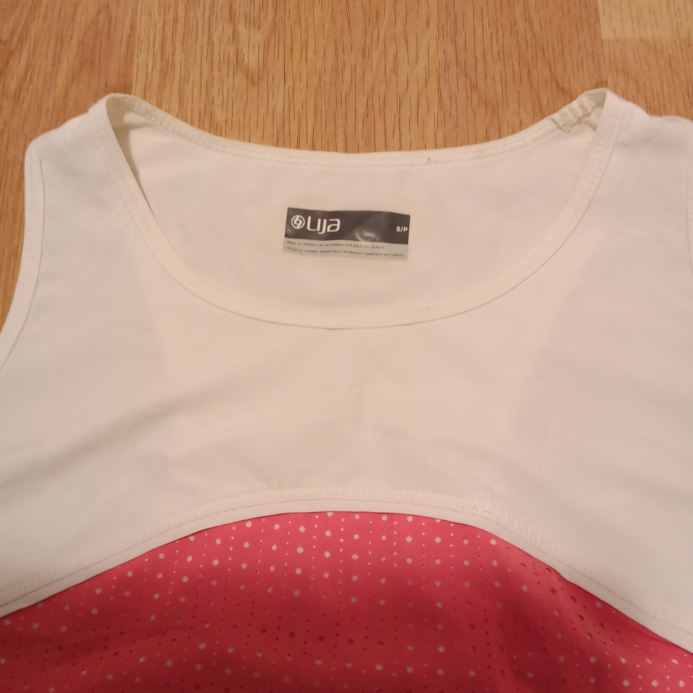 Lija Razorback Tennis Top/Size S - Picture 3 of 3